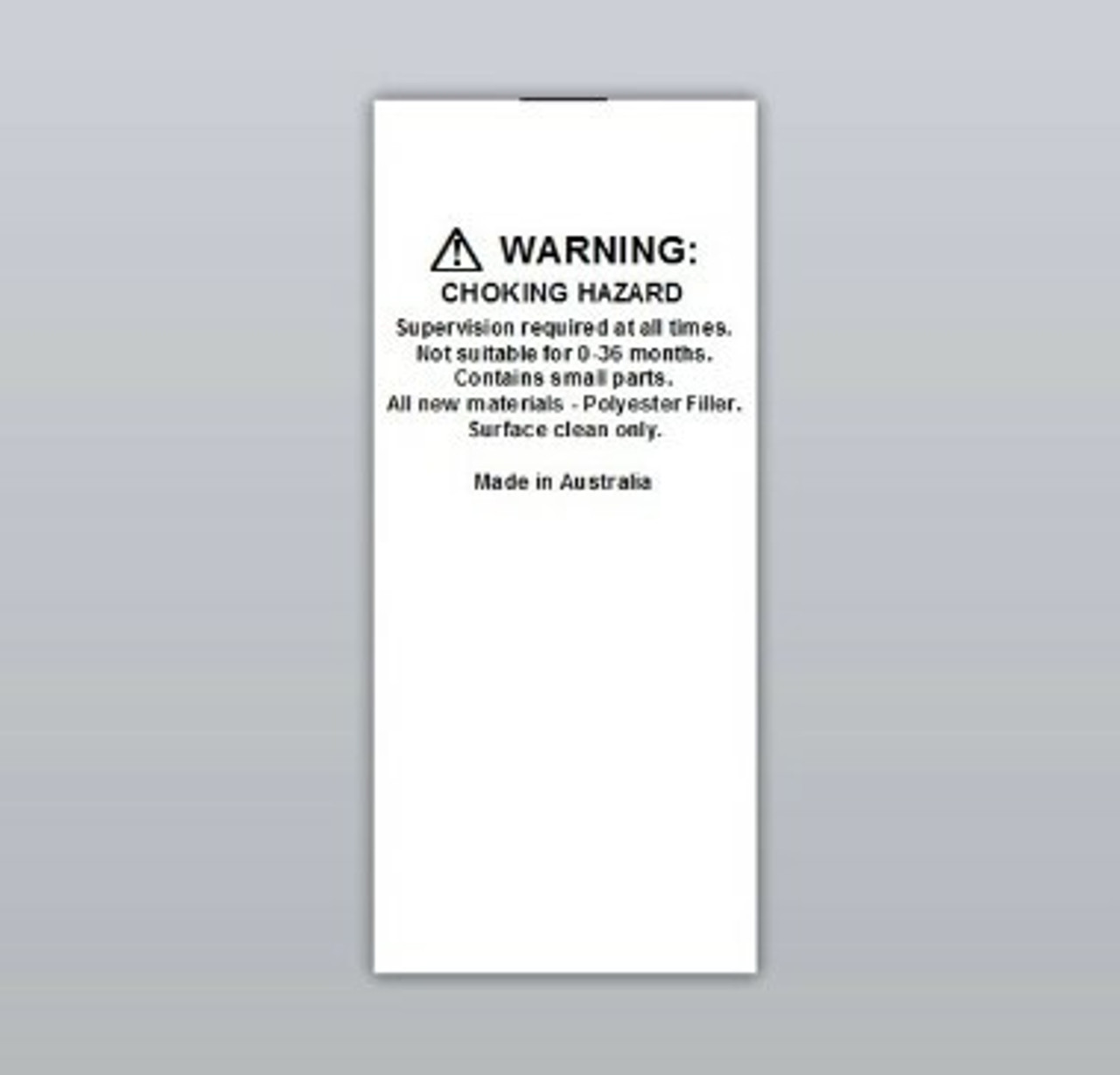 Warning Labels